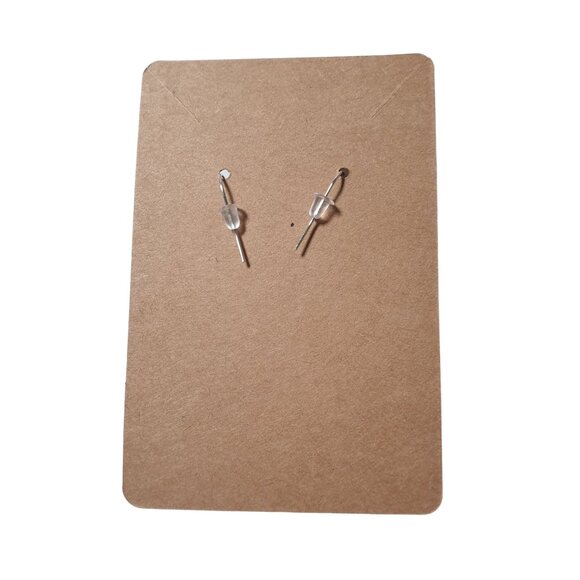 Handmade By Donovan Earrings Boho Bead Dangle Artisan Blue Beach Core Peace - Picture 3 of 3